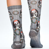 Wigglesteps Christmas Puppies 1 Paire De Chaussette Enfant